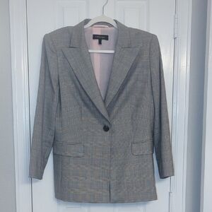 Escada Microplaid Blazer